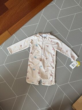Rise little earthling long sleeve swimsuit